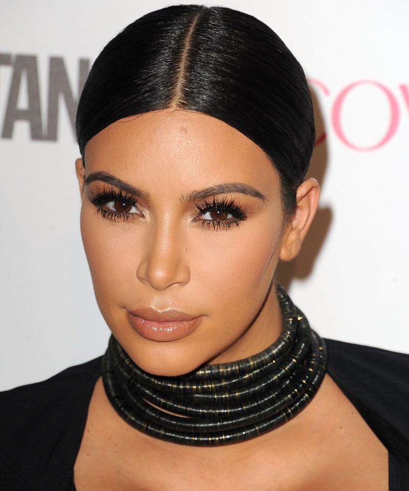 Kim has used make-up over the years to alter how some of her features look. Pictured, in 2012