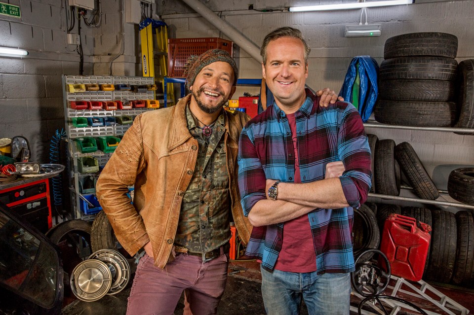 Car SOS stars Fuzz Townshend (right) and Tim Shaw