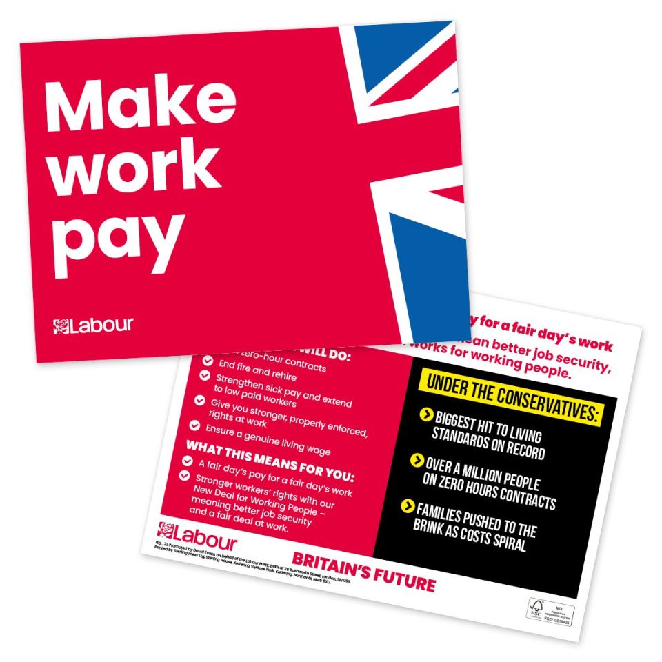 Labour MPs called for the Union Jack to be axed from campaign leaflets in some areas