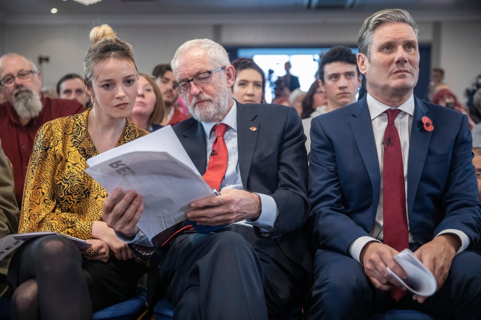 Keir Starmer with former Labour leader Jeremy Corbyn