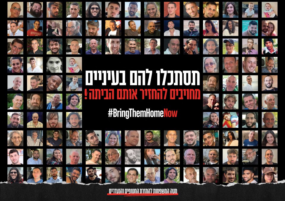 Hamas are still refusing to free all of the hostages they snatched on October 7