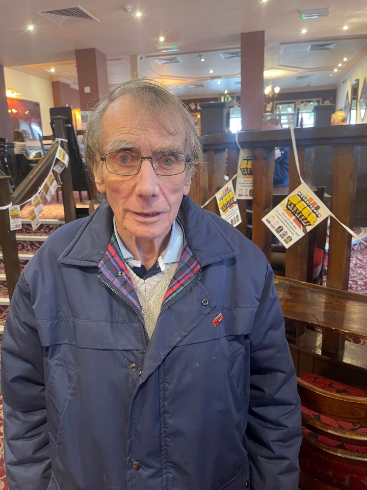 Leslie Fenton, 82, has been drinking at The Clifton since when it first 'opened in 1998'