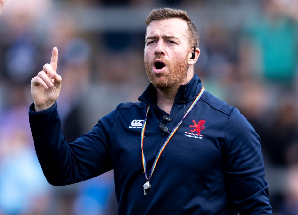 Gray is still involved with rugby as head coach at London Scottish