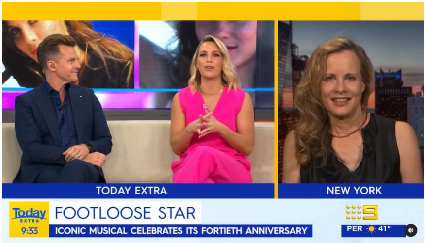 Lori Singer looked incredible on Today Extra in Australia last month