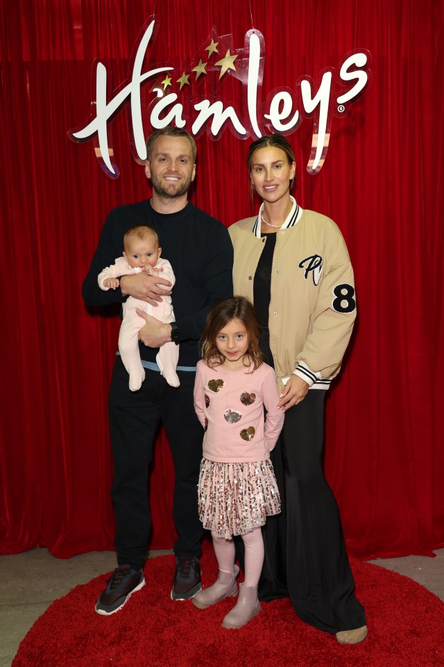 Ferne and Lorri are pictured with their blended family