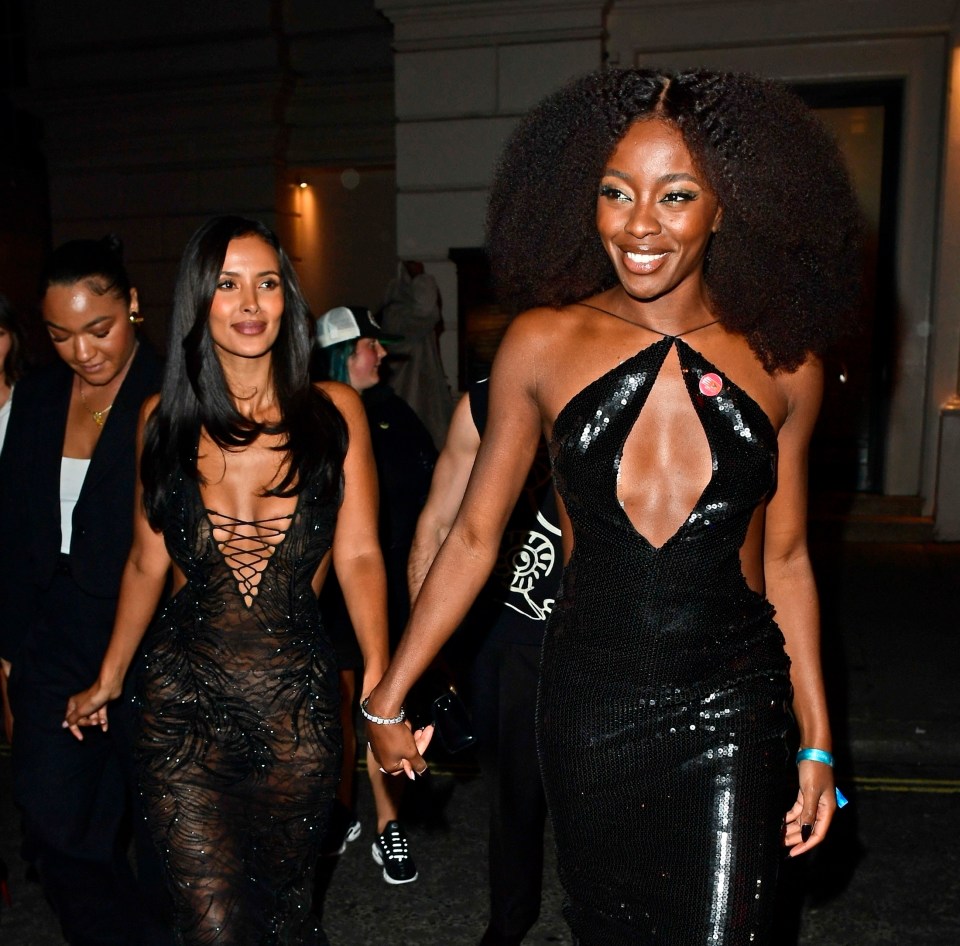 Maya and AJ led their girl squad for a night of partying