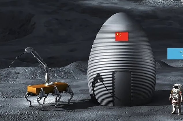 A Chinese scientist has proposed to build a 'lunar pot vessel' base on the moon