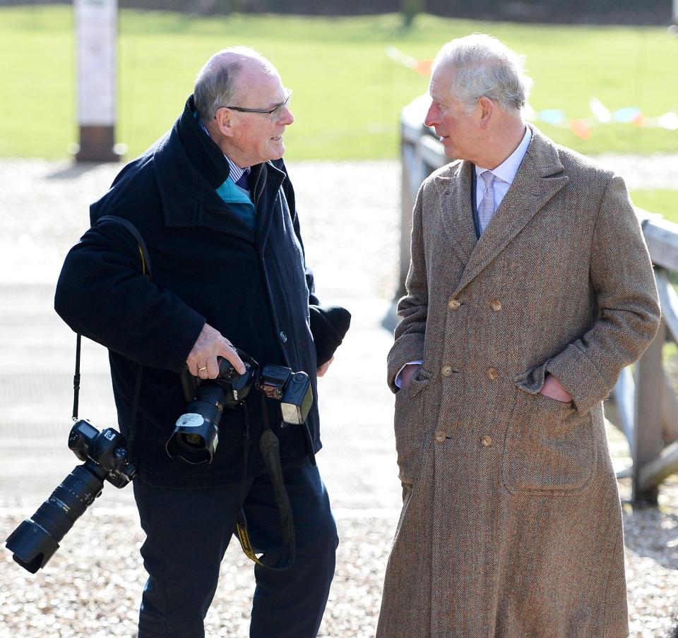 The Sun Royal Photographer Arthur Edwards talks to the then Prince of Wales