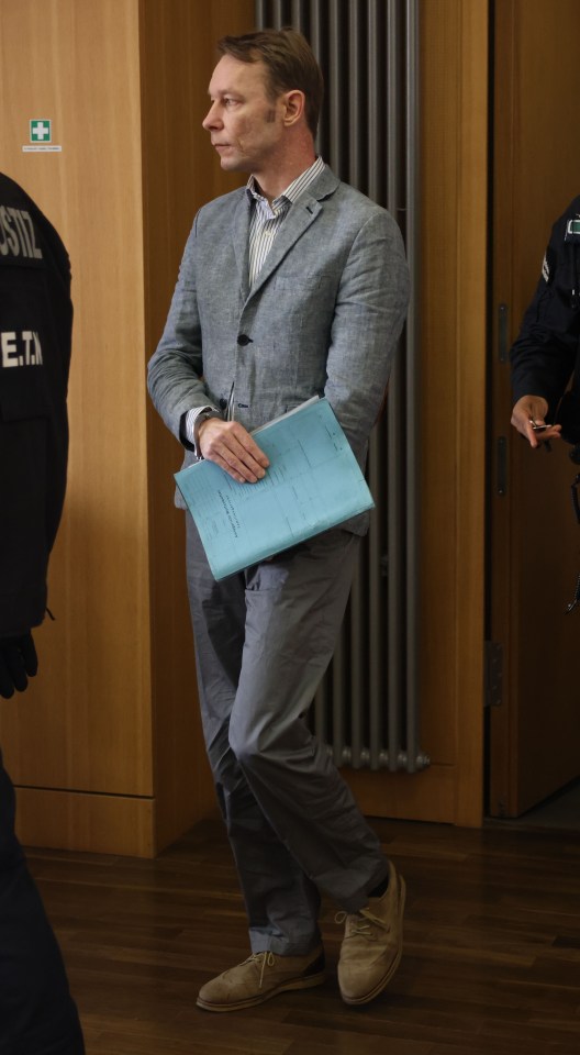 Madeleine McCann suspect Christian Brueckner walks into court in Braunschweig, Germany on March 1