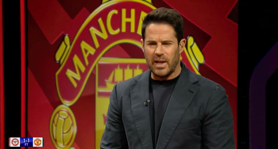 Jamie Redknapp hit out at Manchester United's display against Brentford