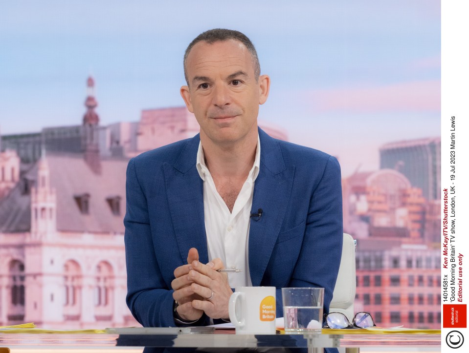 Martin Lewis on the TV show Good Morning Britain