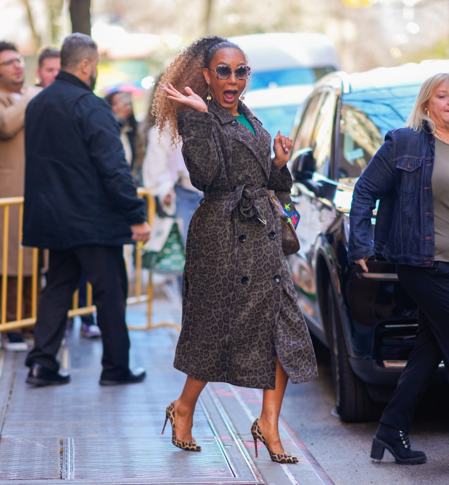 Mel B today walked out of an interview after accidently spilling the beans on a Spice Girls reunion