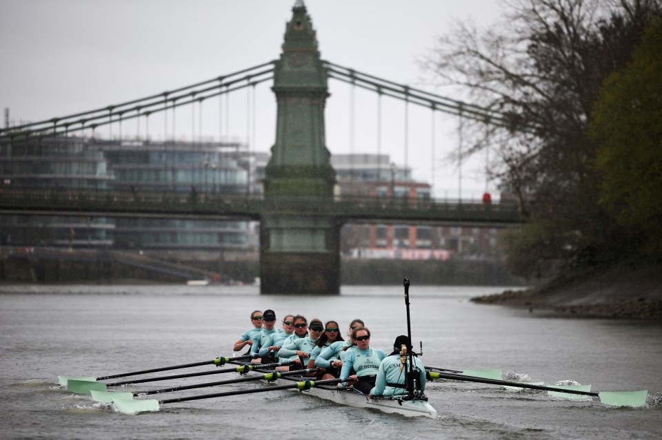 The crew will not be allowed to jump into the river after the race