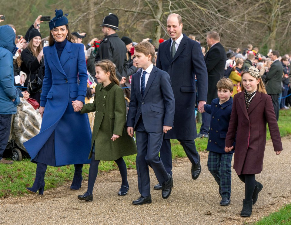 The Prince and Princess of Wales and their three children will miss the event