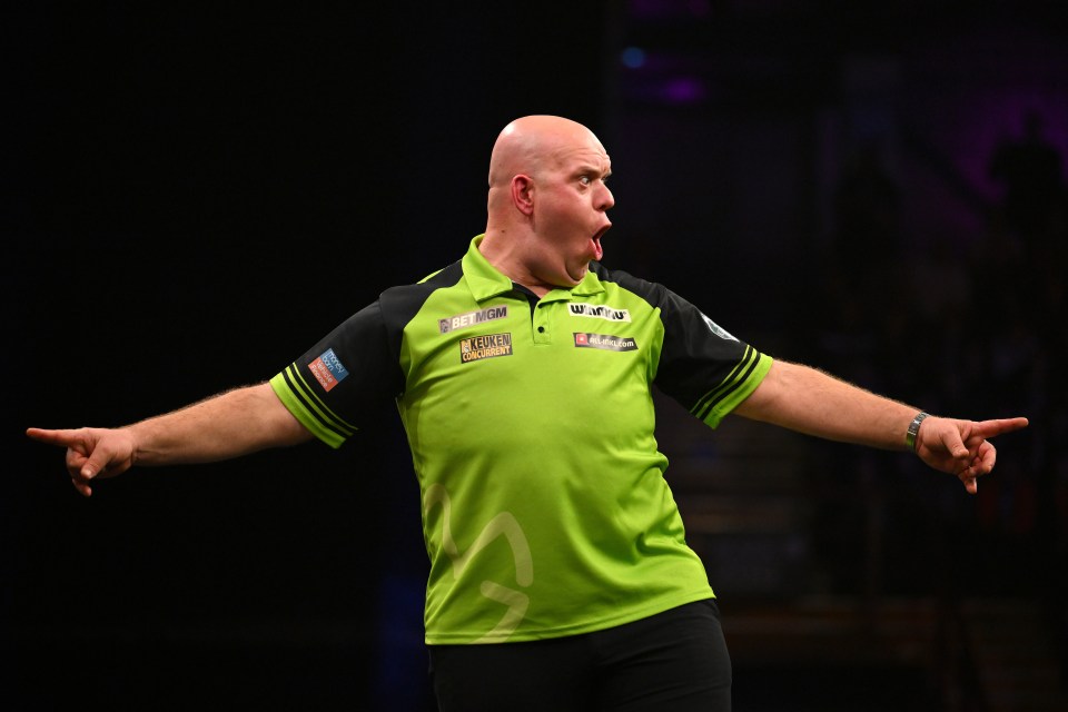 Michael van Gerwen is favourite to win the Belgian Darts Open