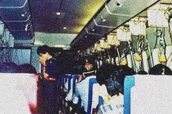 The last photo taken on board the fatal Japan Air Lines flight