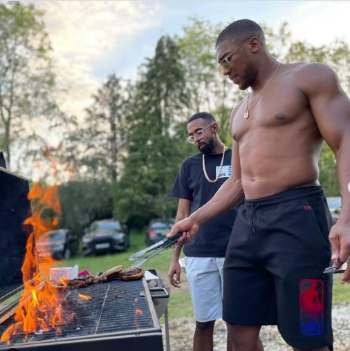 AJ doesn't always indulge in meat when he's in a training camp