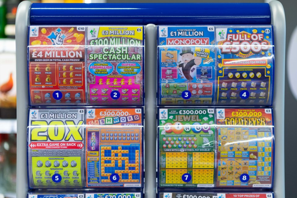 Your odds of winning a prize vary depending on the scratchcard