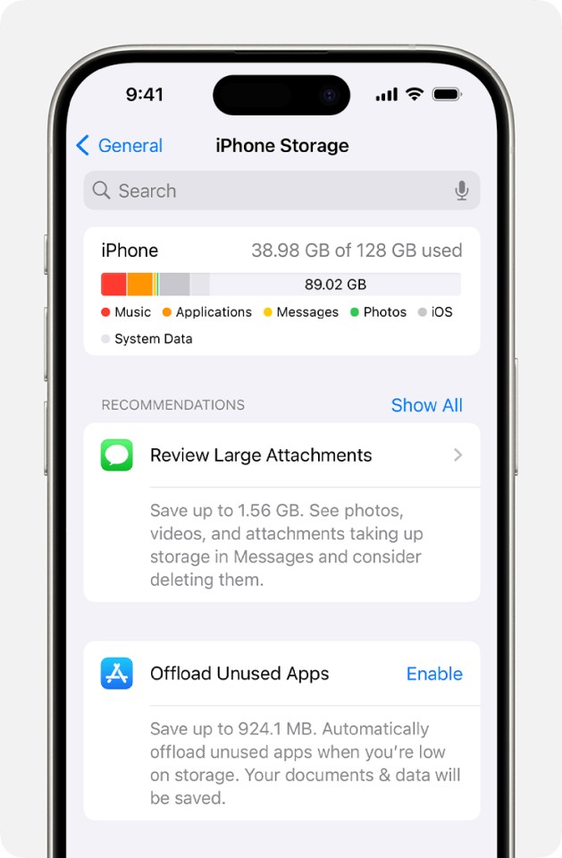 Make sure you haven't used up all of your iPhone storage