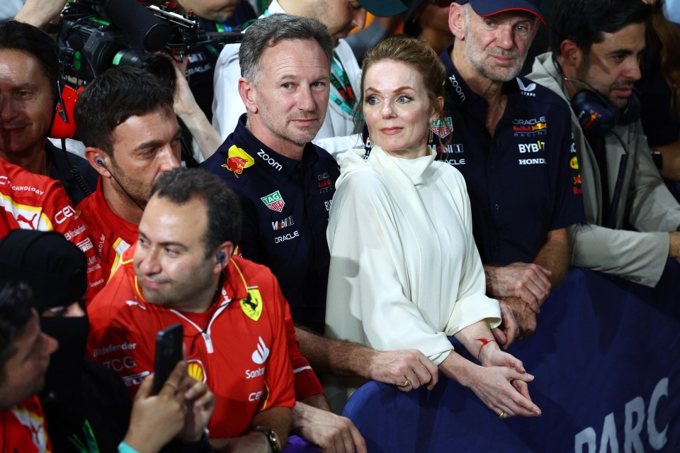 Geri Halliwell will not be at Christian Horner’s side at this weekend’s F1 race