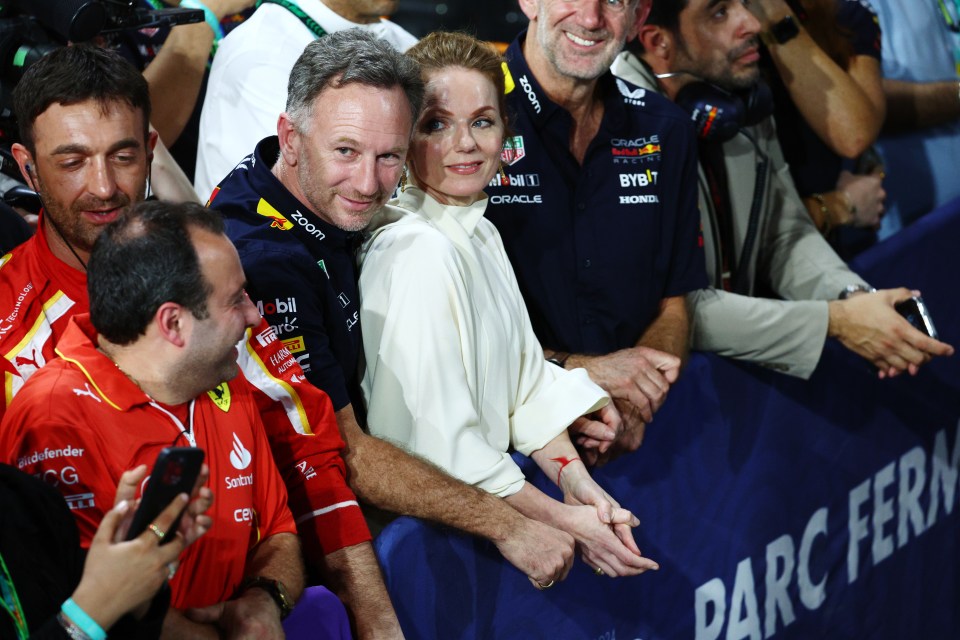 Horner and Geri pictured in Saudi Arabia over the weekend