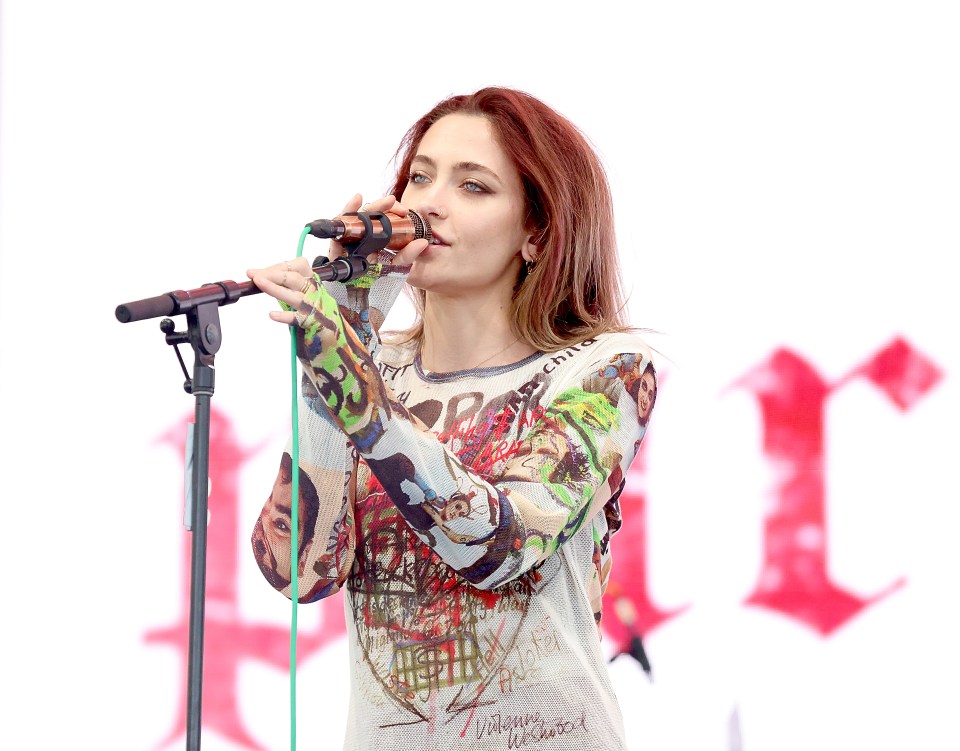 Paris performing at Bonnaroo Music & Arts Festival last year