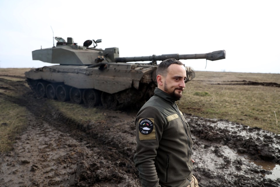 The second tank arrives to tow the first one from the mud