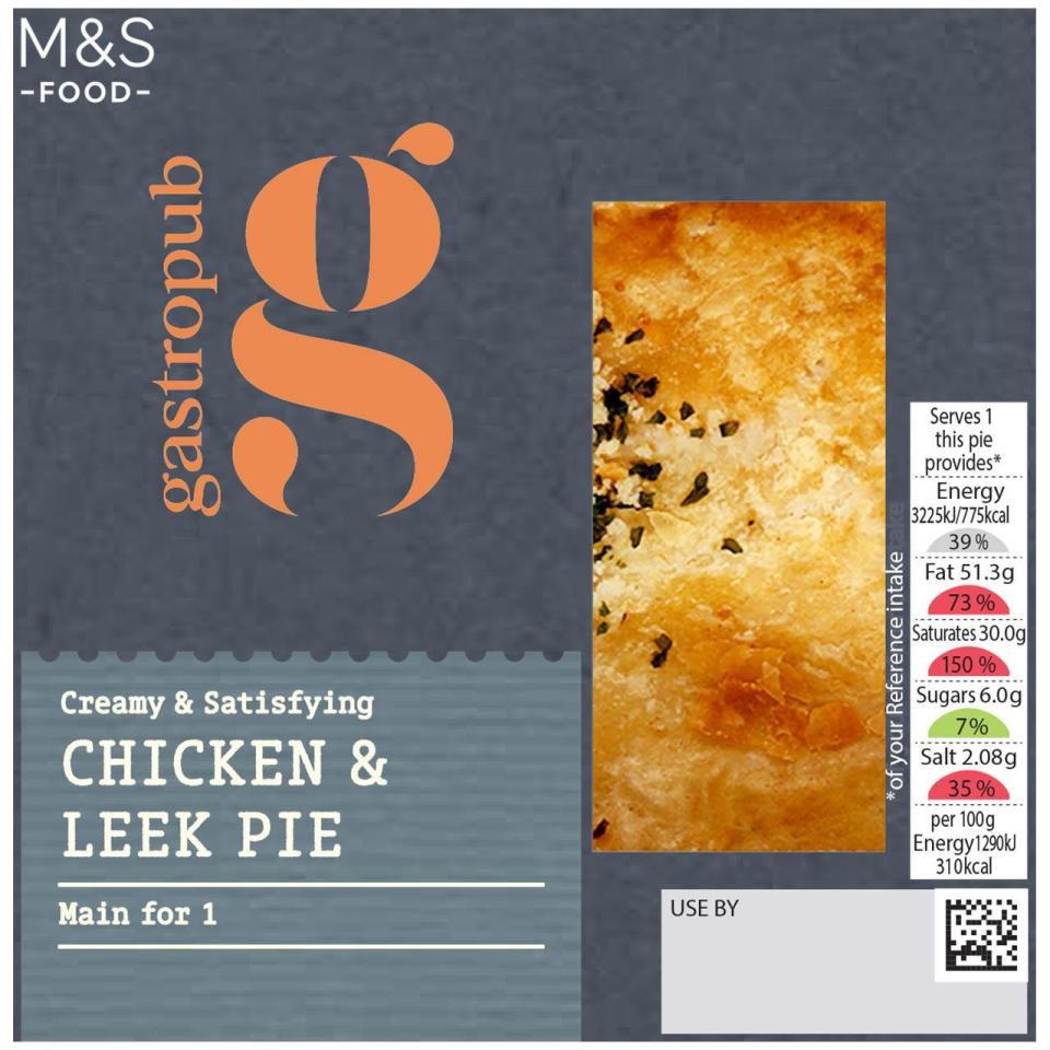 The M&S pie took the top spot on this taste test