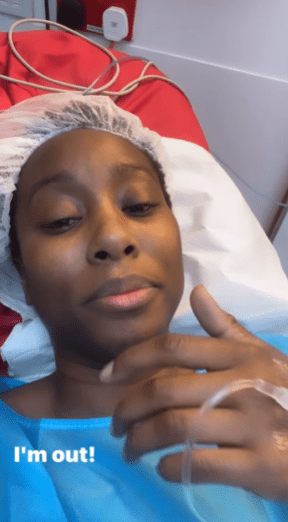 Scarlette Douglas shared a candid video from her hospital bed