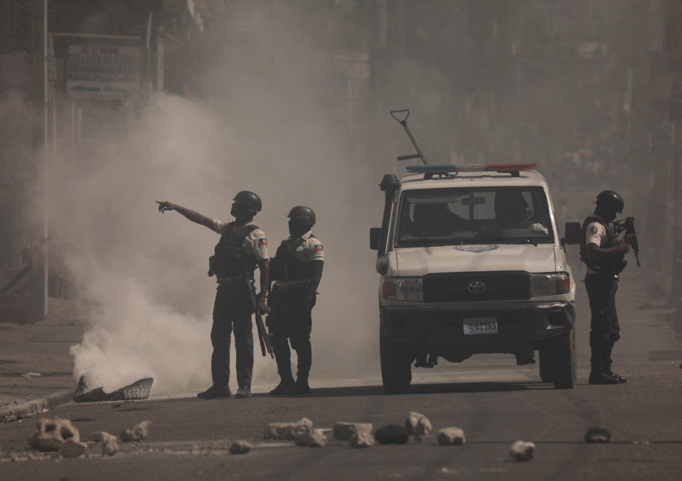 Haitian police are battling to control the spiralling gang-led violence