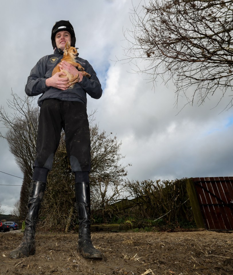 Thomas Costello has been dubbed the 'world's tallest jockey'