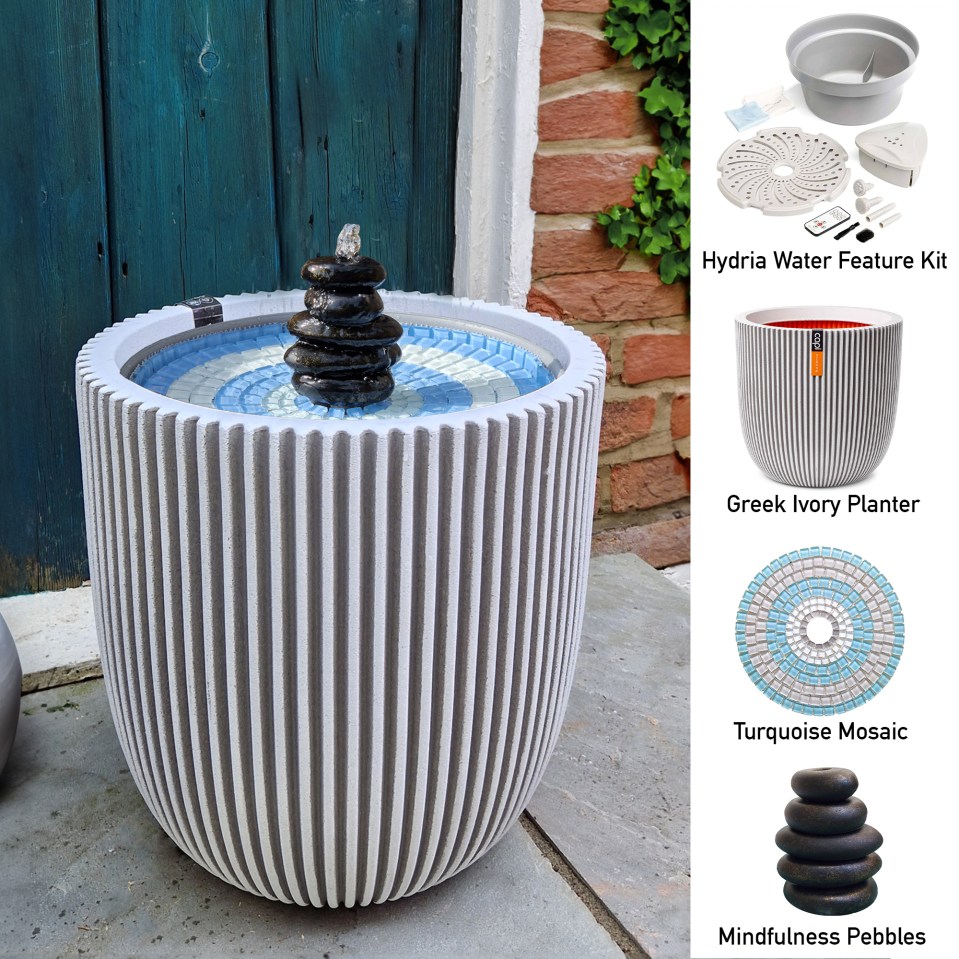 WIn this brilliant portable indoor and outdoor fountain by entering below