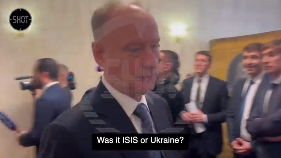 Nikolai Patrushev was asked who was behind the Crocus City Hall massacre