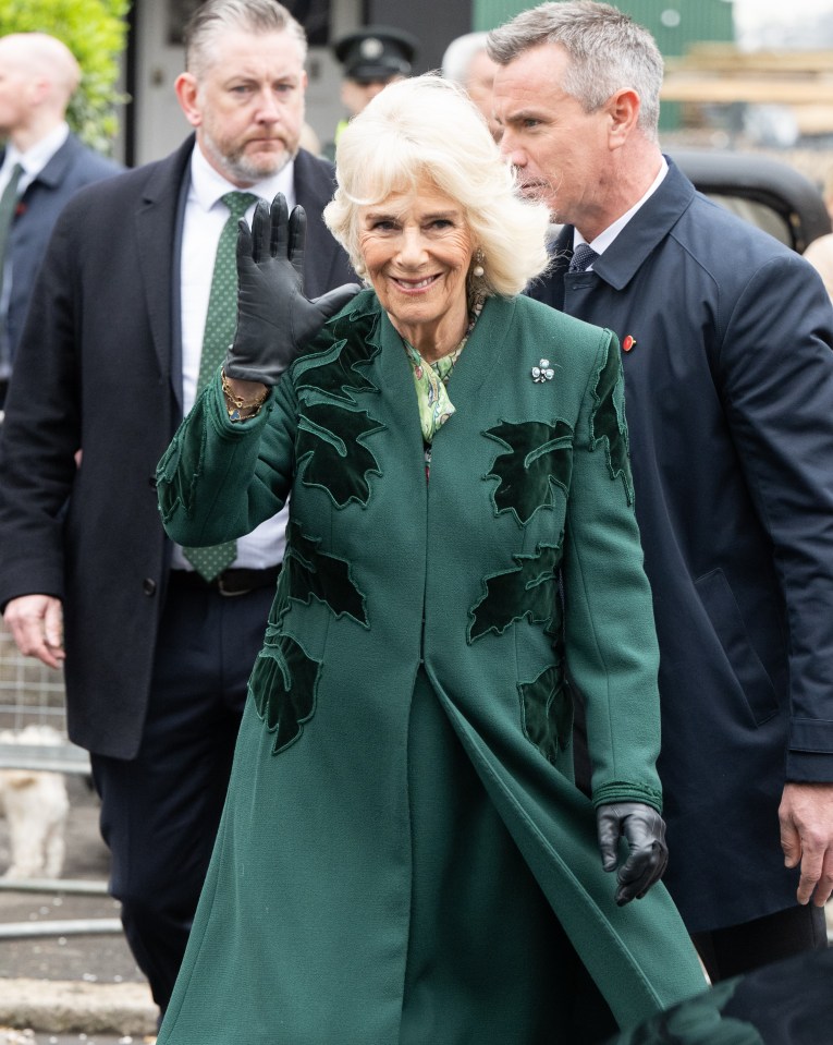 Queen Camilla meets well wishers in Belfast, Northern Ireland