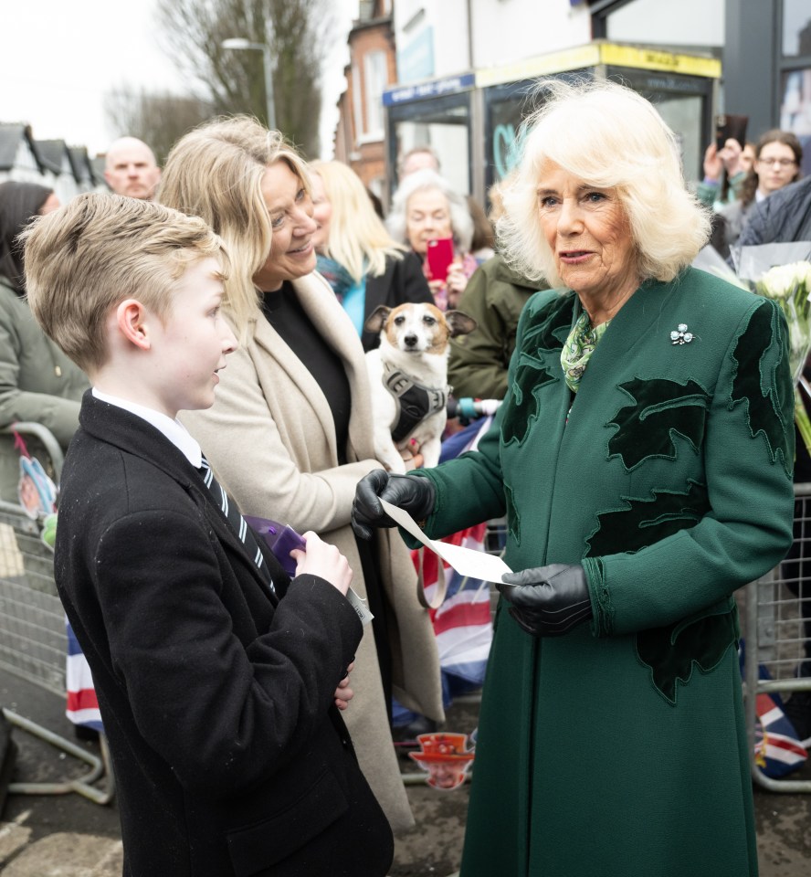 The royal was standing in for Charles for the Northern Ireland trip