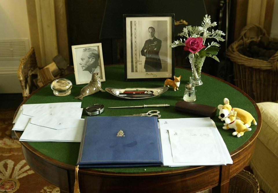 The Queen Mother’s writing desk