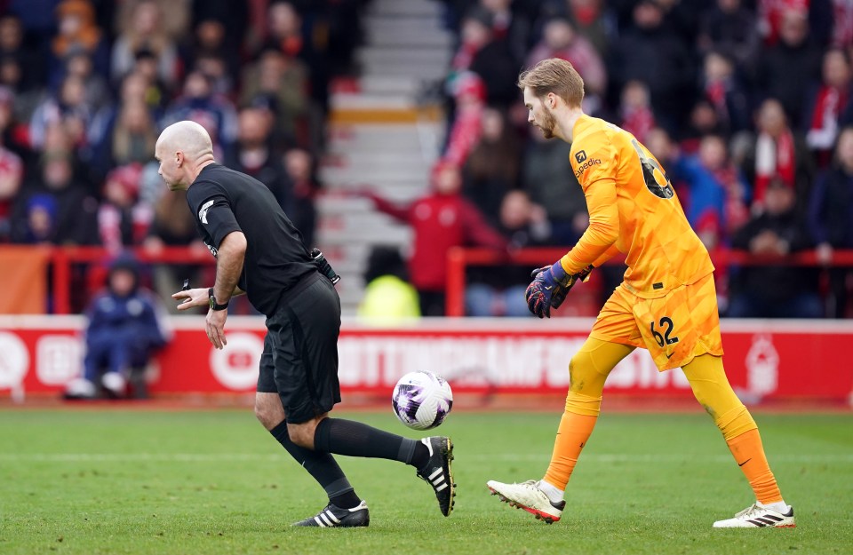 Referee Paul Tierney wrongfully gave Liverpool an unopposed drop ball after the incident