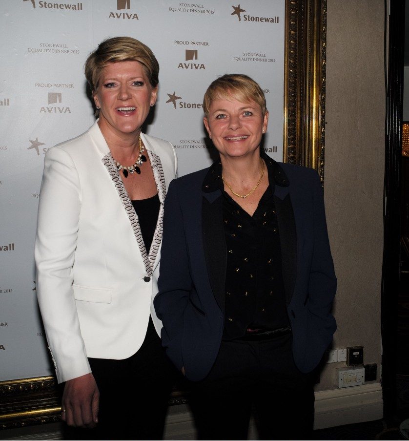  Clare Balding is married to Alice Arnold since 2015