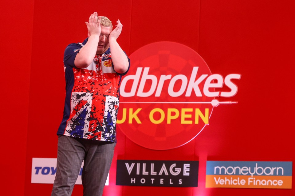 Ricky Evans fought back tears as he made the UK Open semi-finals