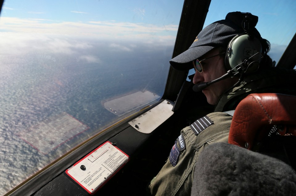 A New Zealand Air Force Commander searching for the plane on March 31, 2014