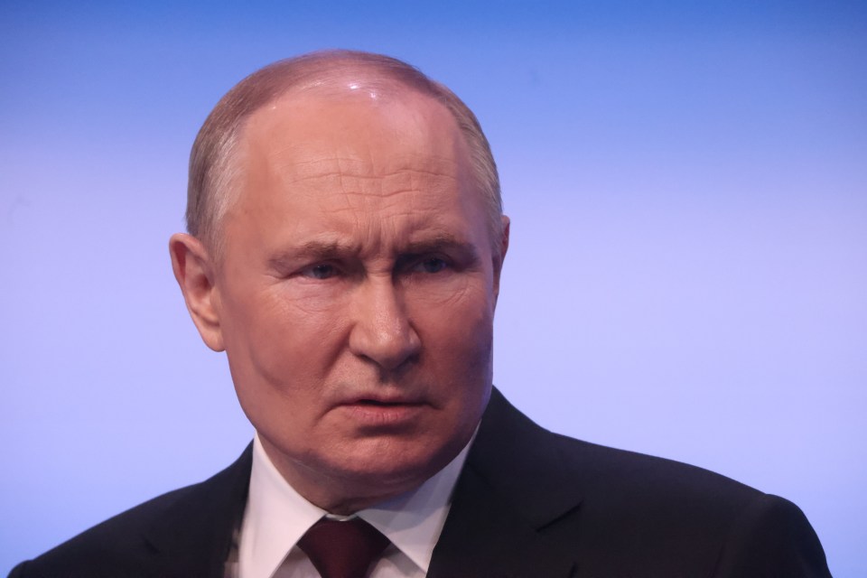 Putin declared that Russia would crush their 'foes' as he thanked his country's support and trust in him