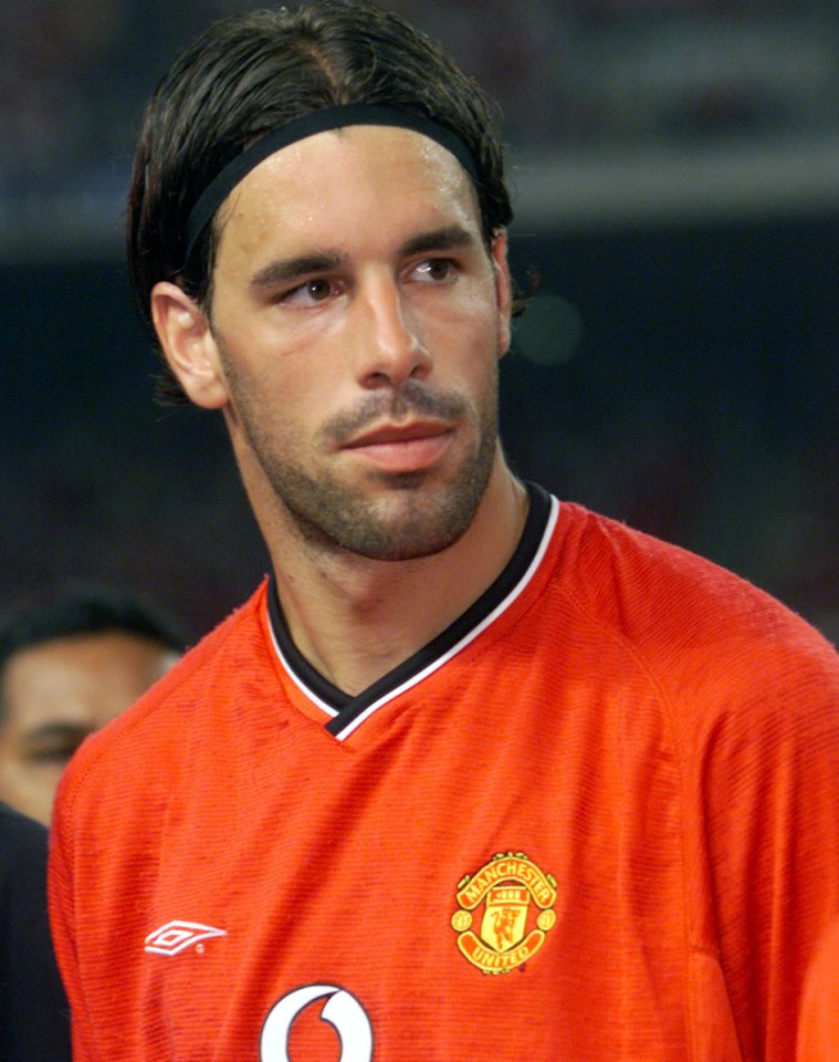 The Dutchman won a Premier League title during five years with Manchester United