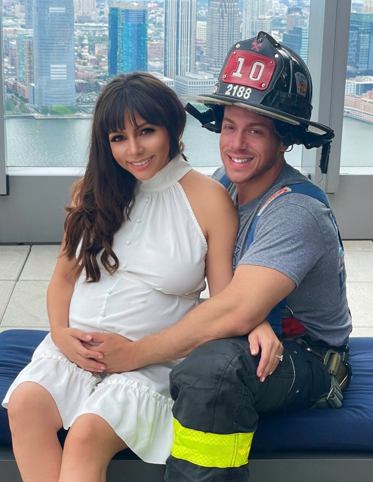 Roxanne Pallett is now married to an American firefighter, Jason Carrion