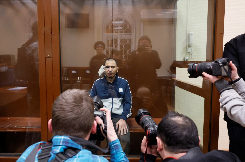 Saidakrami Murodali Rachabalizoda was displayed in a glass cage in court after having his ear cut off