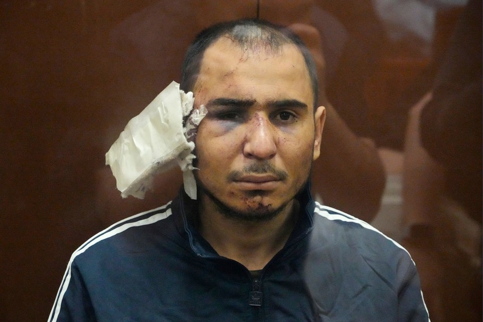 Saidakrami Murodali Rachabalizoda was displayed in a glass cage in court after having his ear cut off