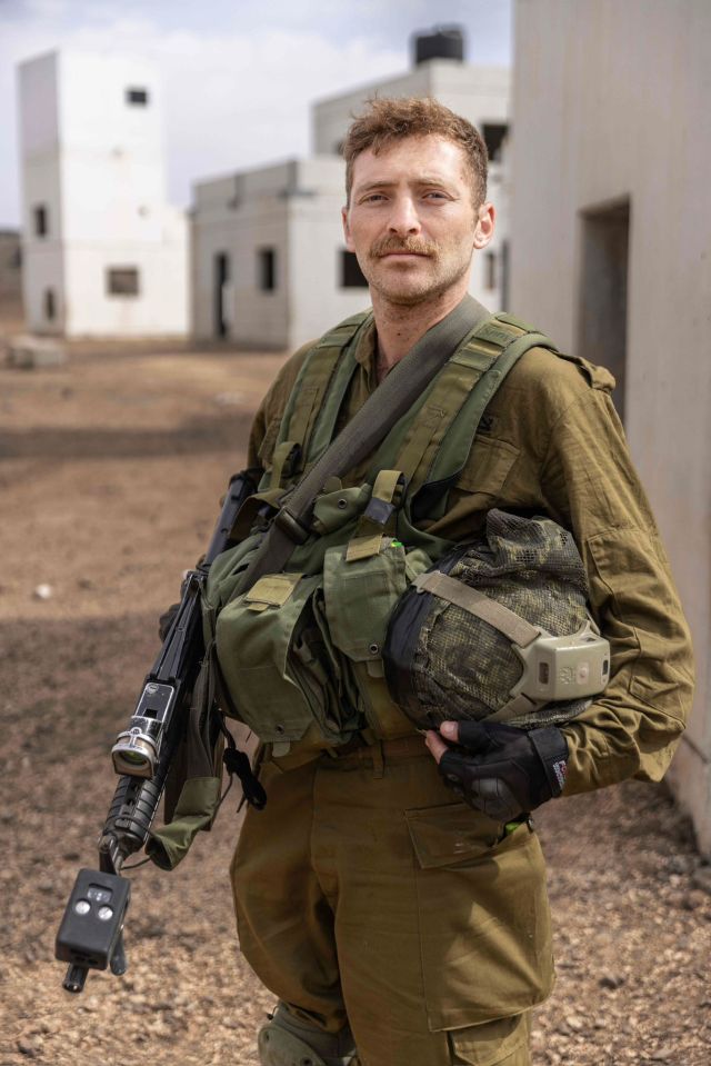 British-born Israeli soldier Sam Sank, who fought on the frontlines with the IDF for several months after the October 7 massacre