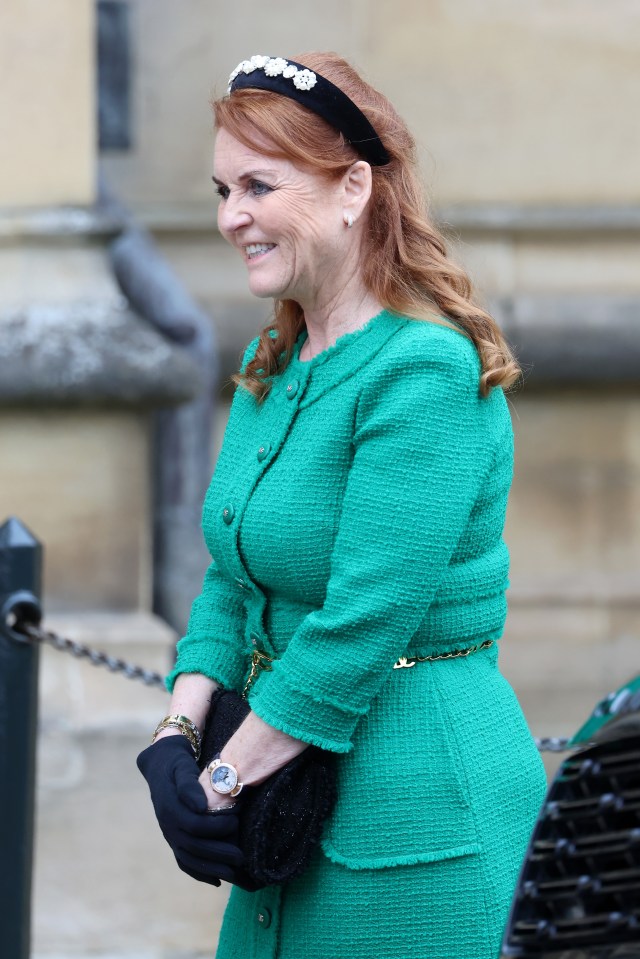 Sarah, Duchess of York, at Windsor Castle