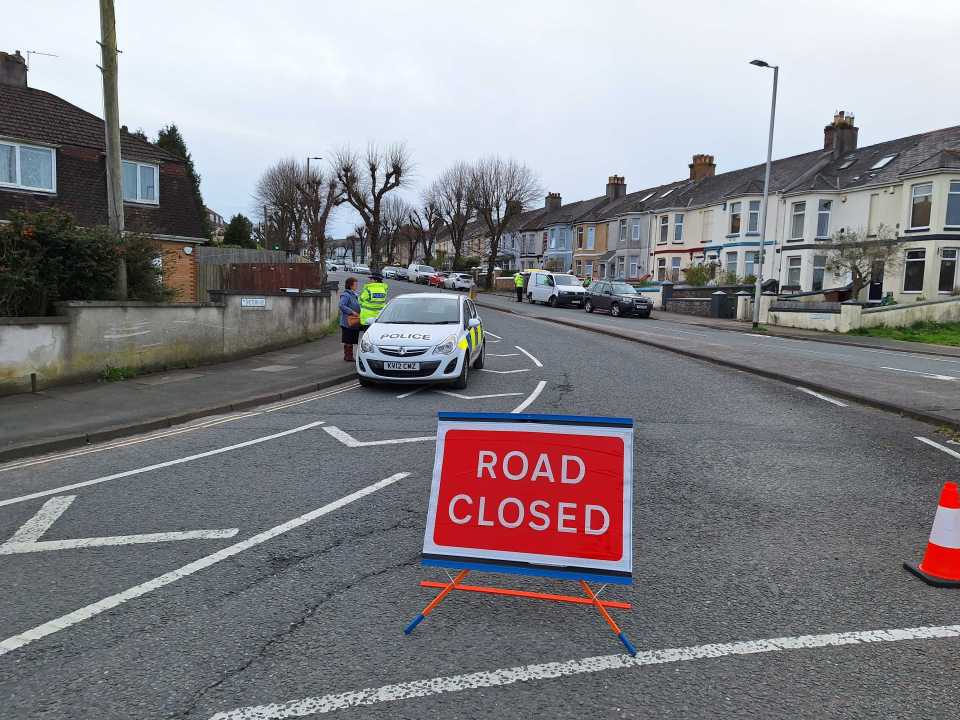 Victoria Road was closed as a result of the shocking incident