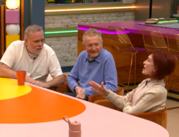 Louis and Gary listened intensely as Sharon listed her feelings on the star