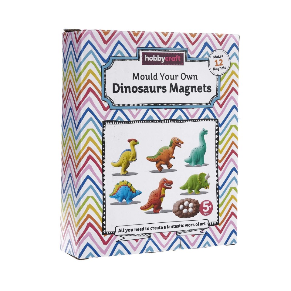 Save £3 on this set of dinosaur magnets at Hobbycraft